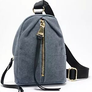 Aimee Kestenberg Denim Leather Belt Bag NWT